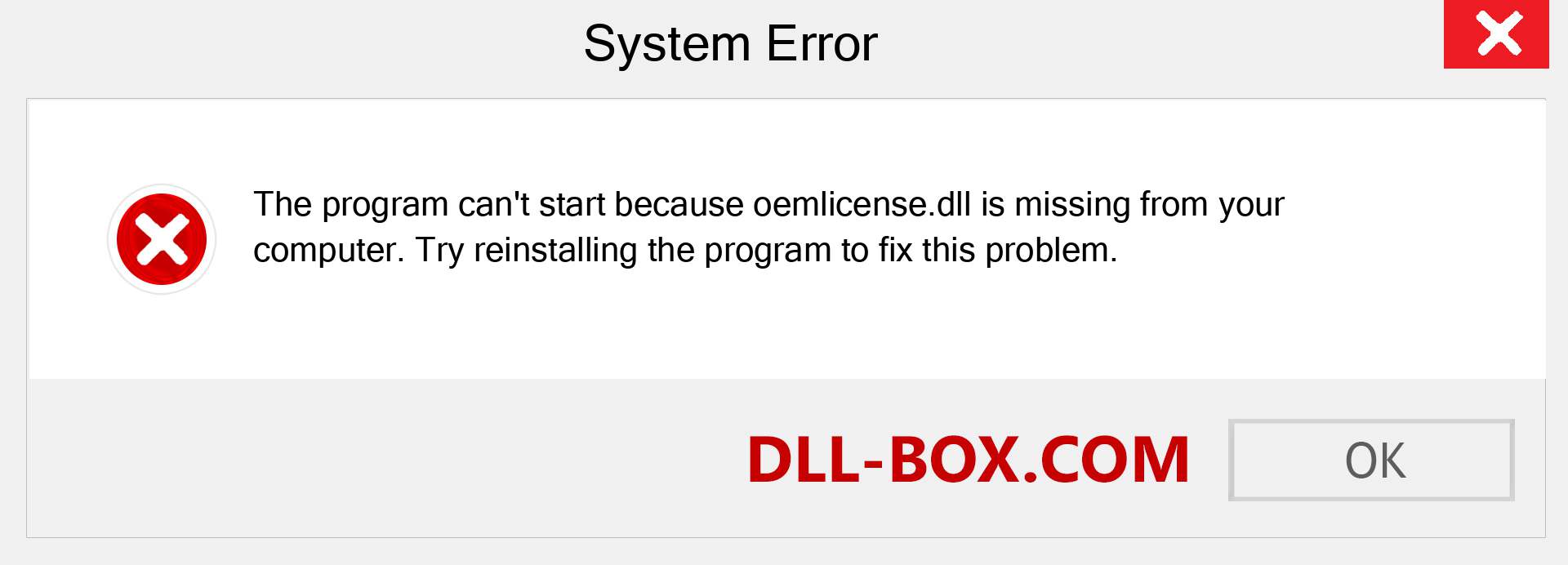  oemlicense.dll file is missing?. Download for Windows 7, 8, 10 - Fix  oemlicense dll Missing Error on Windows, photos, images